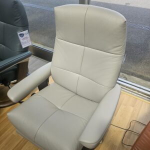 David Classic Power leg & back - Batick Platinum grey leather