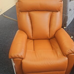 Georgina Power Recliner chair - Calda Saddle leather
