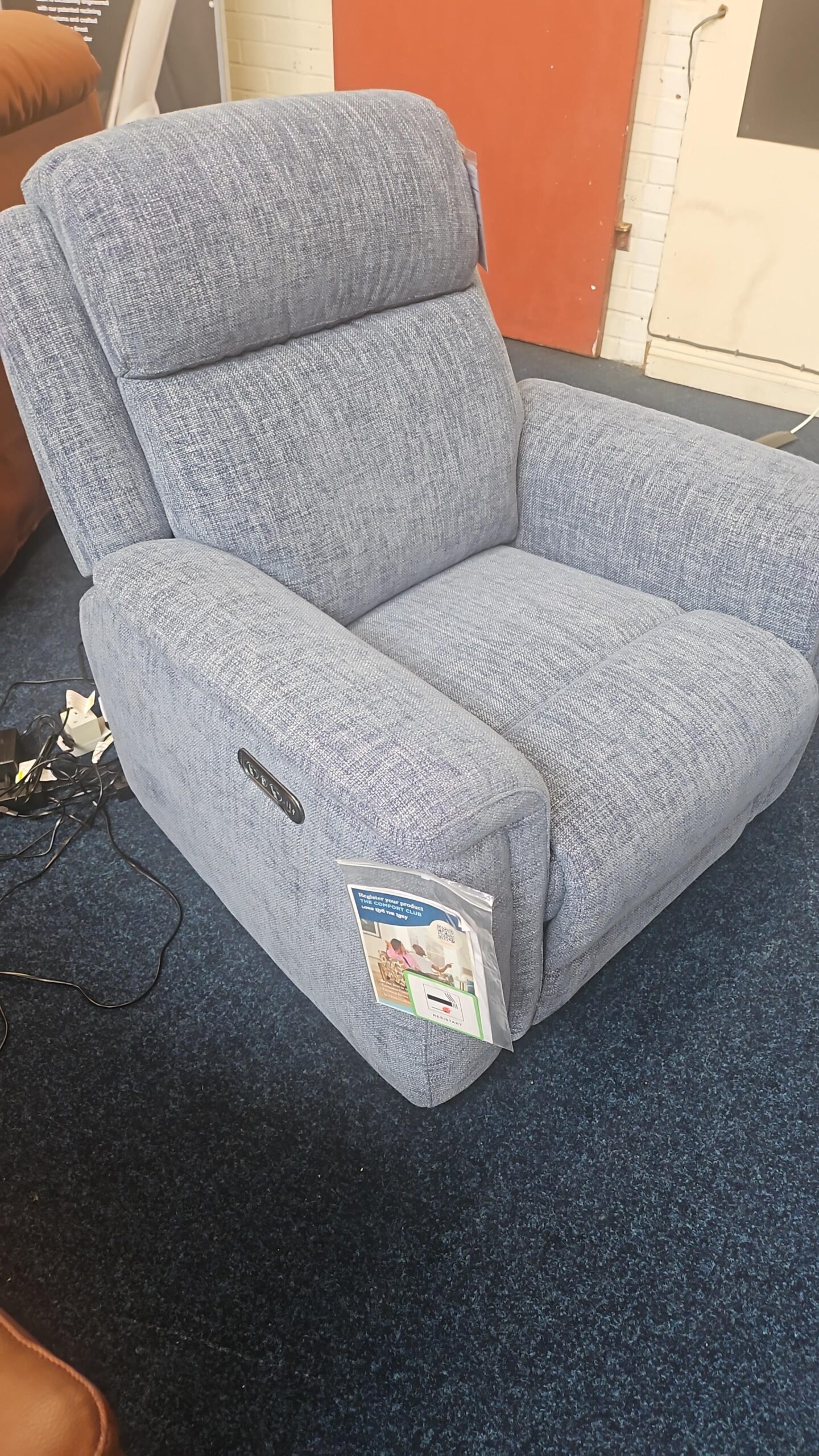 Lazboy Paris Grey fabric